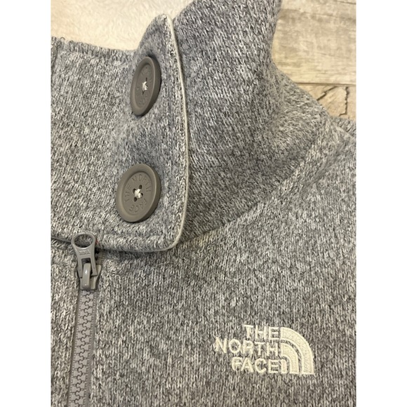 The North Face Jackets & Blazers - The North Face‎ Womens Gray Fleece Lined Collar Jacket Size S